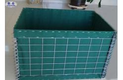 China Galvanized Hesco Sand Filled Barriers Easy To Handle For Military supplier