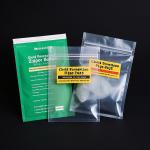 Tamper Evident Child Resistant Pouches Flat Bottom Zipper For Medicine