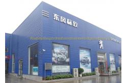 China ASTM BS Steel Frame Structure Car Showroom Steel Structure Workshop supplier
