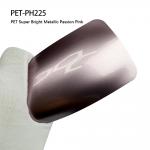 PET-PH225 PET Super Bright Metallic Passion Pink 7.5mil Protective Car Wrap for sale