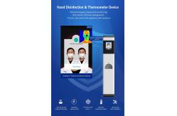 China Non Contact Infrared Walk Through Body Temperature Scanner With Hand Sanitizer supplier
