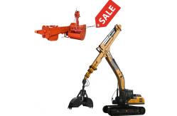 China Top 1 Excavator Telescopic Arm Dipper Stick 28m Clamshell Bucket Grab supplier
