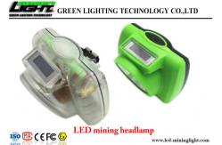 China Rechargeable Underground Mining Cap Lamps 260lum Luminous With OLED Display Screen supplier