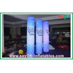 190T Nylon Cloth Inflatable Pillar Durable 2m With Led Lighting