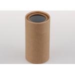 SGS Cylinder Paper Composite Cans Packaging With Plastic Window In The Cover for sale