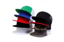 China Blank Plain 6 Panel Trucker Cap Custom Flat Mesh Trucker Hat supplier