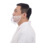 Non Washable Single Elastic Disposable Beard Cover For Clean Environment for sale