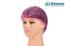 China Single Elastic 20gsm Disposable Non Woven Cap supplier