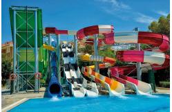 China OEM Customized Aqua Water Park Private Pool Tube Fiberglass Slides supplier