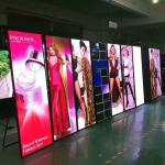 Ultra Slim Advertising P2.5 P3 Free Standing Poster Display for sale
