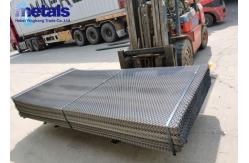 China Heavy Black Steel Expanded Metal Mesh Sheet Catwalk Grating High Tensile supplier