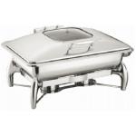 Multi Functional Commercial Cooking Equipment 9L 1/1 Rectangle Chafer With Frame for sale