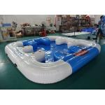 6 Person Floating Island , Inflatable Island Rafts For River and Ocean