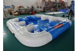China 6 Person Floating Island , Inflatable Island Rafts For River and Ocean supplier