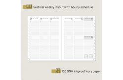 China OEM Turquoise Vertical Student Weekly Planner Sept 2023 To Dec 2023 supplier