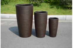 China Frost Resistant Character Fiber Clay Planter Modern Design For Outdoor supplier