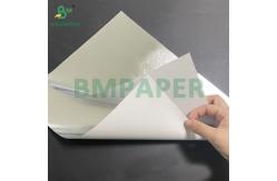 China 70gsm Metallic Paper For Beer Bottle Labels Silver Top White Back 765mm supplier