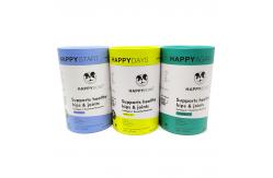 China Custom Airtight Cat Dog Treats Paper Cans Packaging CMYK Printing supplier