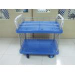 AS4084 Warehouse Storage Racks Four Wheels Steel Handle Platform Hand Truck for sale