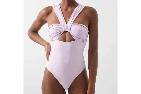 Nylon / Spandex Full Length Ladies One Swimsuit For Beach