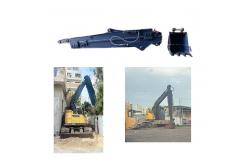 China Long Reach Use Excavator Telescopic Boom Shaogang Q355B Better Slider supplier