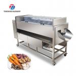 4.55KW 3500KG/H Spiral Shaft Potato Peeling Machine For Cleaning for sale