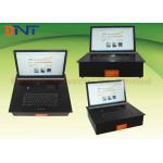 Aluminum Alloy Meeting Tabletop Computer LCD Monitor Lifting Flip Up Mechanism 18.5 Inch Black for sale