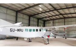 China Q235B Steel Structure Hangar Customized Design For Aircraft Storage supplier