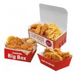 Custom Biodegradable Fried Chicken Boxes with Logo - Eco-Friendly Takeaway Containers for Fast Food for sale