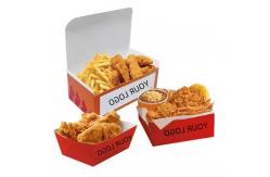 China LOW MOQ Custom Eco-friendly Recyclable Boxes for Fried Chicken Burgers  Fries supplier