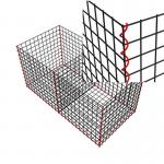 Galfan Galvanized Welded Gabion Wire Baskets for sale