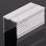 Little Scratch Aluminum LED Strip Profiles Matt Finish Milky With Caps Profile for sale