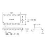 Integrated Circuit Chip HCMOS Microcontroller Unit  MC68HC705E6CDW MOTOROLA SOP28  for sale