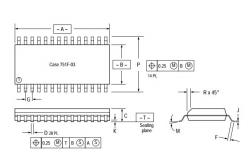 China Integrated Circuit Chip HCMOS Microcontroller Unit  MC68HC705E6CDW MOTOROLA SOP28  supplier