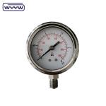 2.5 SS304 Oil Filled High Pressure Gauge Psi 2.5% 1.6% Accuracy for sale