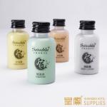 China Hotel Guest Room Luxury Hotel Disposable Bathroom Amenities Bottles Shampoo for sale