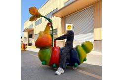 China Amusement Park Ride on Dinosaur Electric Scooter with Steel Frame and Remote Control supplier