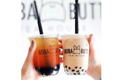 China PET U Shape Bubble Tea Disposable Plastic Cups 500ml 700ml supplier