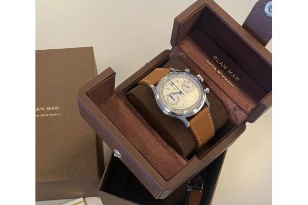 Mechanical Wrist Watch Packaging Box Double Open SGS Certification