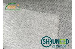 China Bleach White / Black Woven Fusing Interfacing With Powder Dot PA Coating supplier