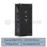 Yingbo Large Fireproof Safe 2 Hours Fireproof Best Fireproof Safe Ul Fire Rating for sale