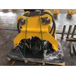Durable Hydraulic Plate Compactor For Excavator Yellow Color for sale