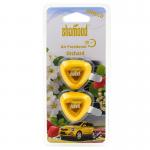 Car Vent Hanging Mint Mini Trangle 2.5ml*2 Liquid Car Air Freshener