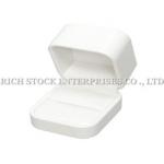White PU Leather boxes,Jewellery Box,Leatheroid Ring Box for sale