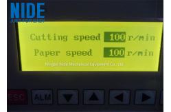 China Stator Insulation Paper Cutting Machine 1100 * 850 * 1200mm For Inserting Wedge supplier