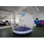 Shopping Mall Life Size Snow Globe 0.8mm Clear PVC Material For Live Show for sale