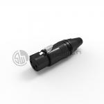 Video XLR Connector 10A Waterproof Female 3 Pin Connector Plug for sale