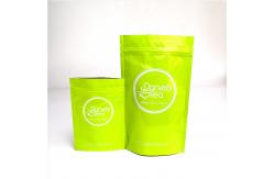 China Custom Printed Recyclable Kraft Paper Bag Green Tea Packaging SGS / FDA Approval supplier