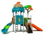 ODM Outdoor Playground Kids Games Playhouse Plastic Water Slide for sale