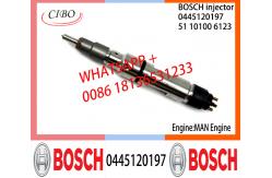 China BOSCH 0445120197 51101006123 Neutral Fuel Injector Assembly 0445120197 51101006123 For MAN supplier